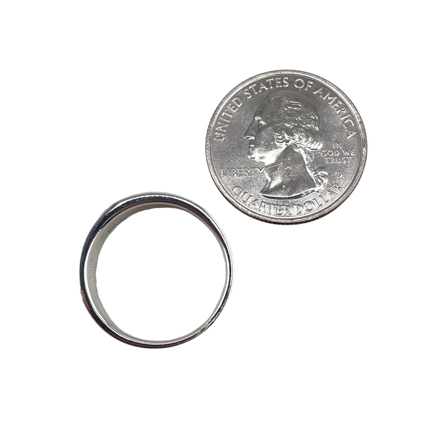 Round Bead Row Ring Sterling Silver