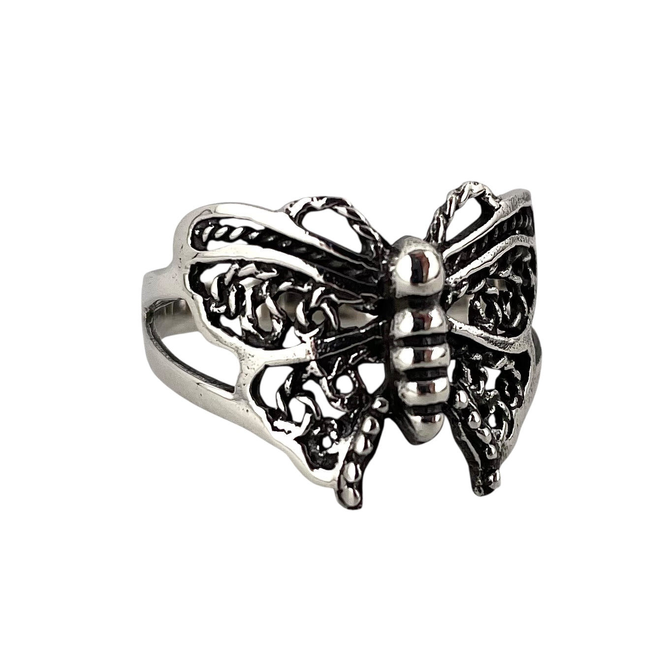 Butterfly Ring Sterling Silver