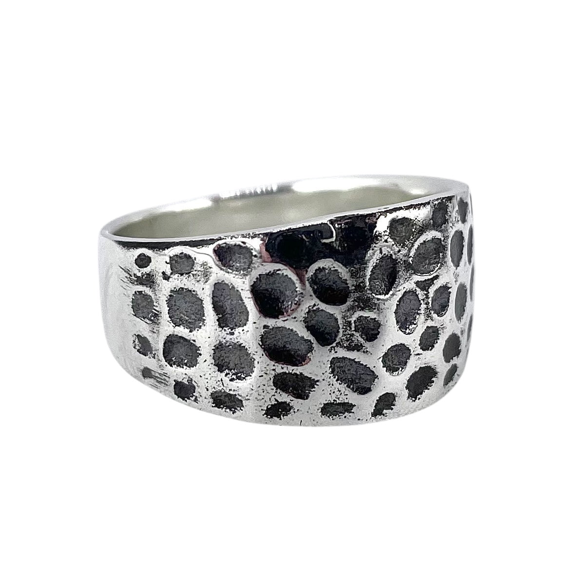 Crater Ring Sterling Silver