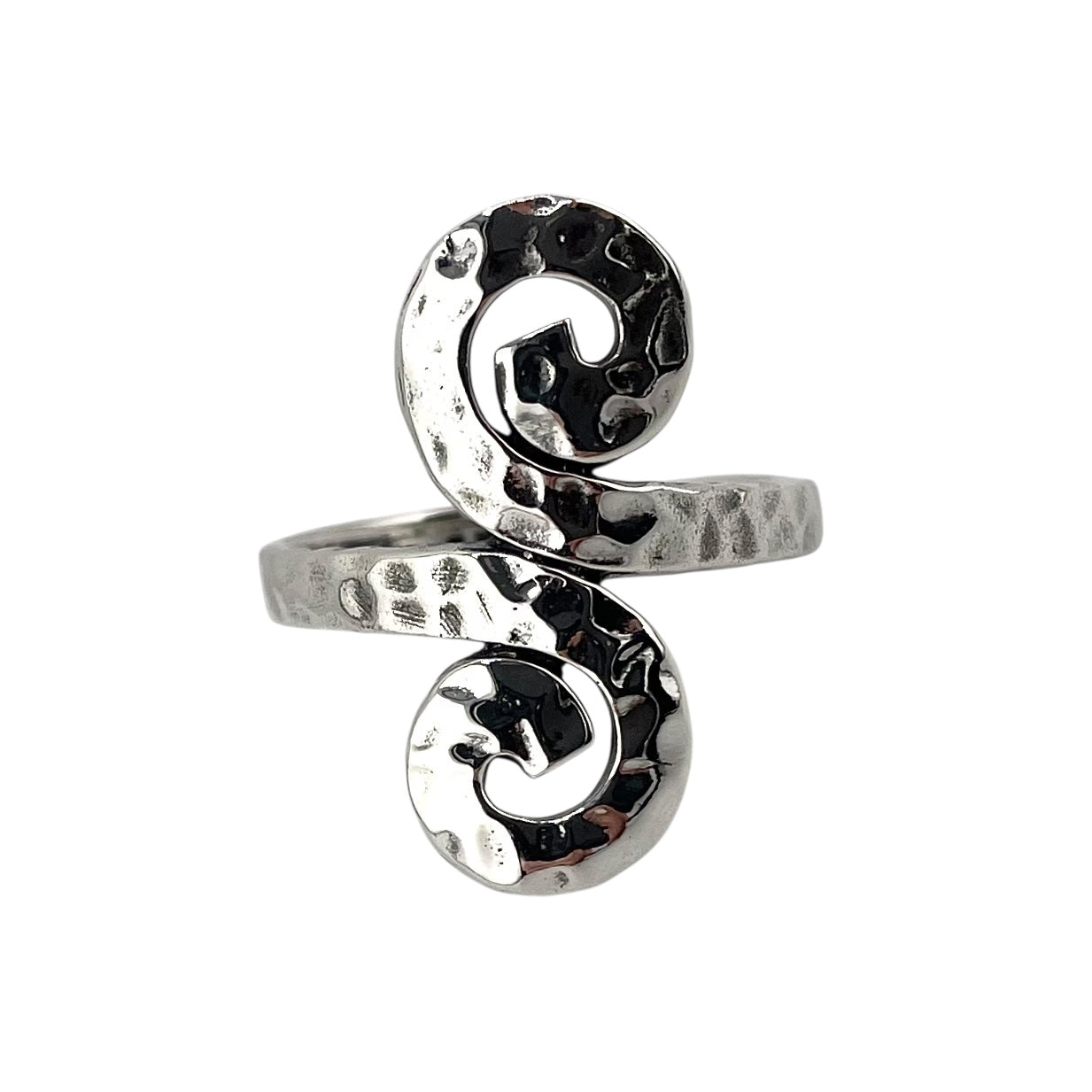 Infinity Swirl Ring Sterling Silver