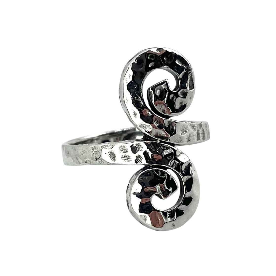 Infinity Swirl Ring Sterling Silver