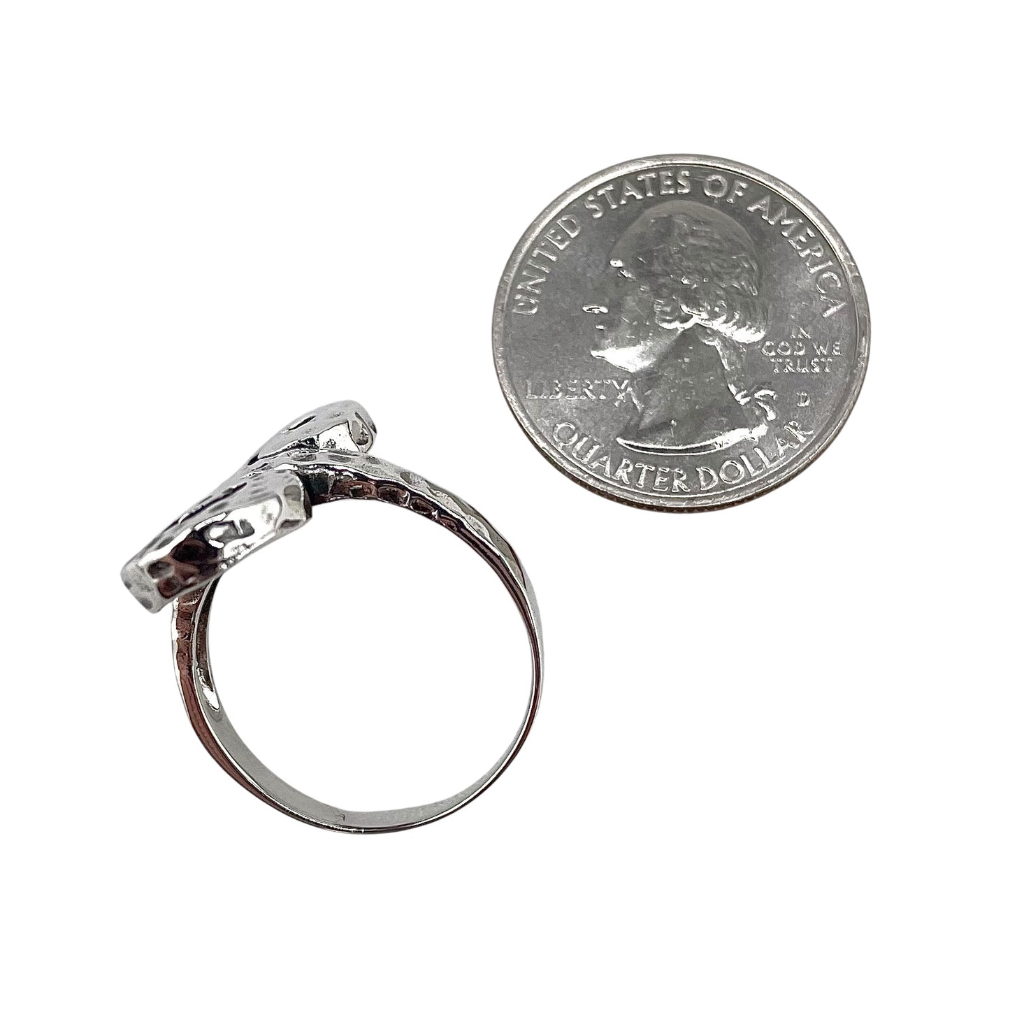 Infinity Swirl Ring Sterling Silver
