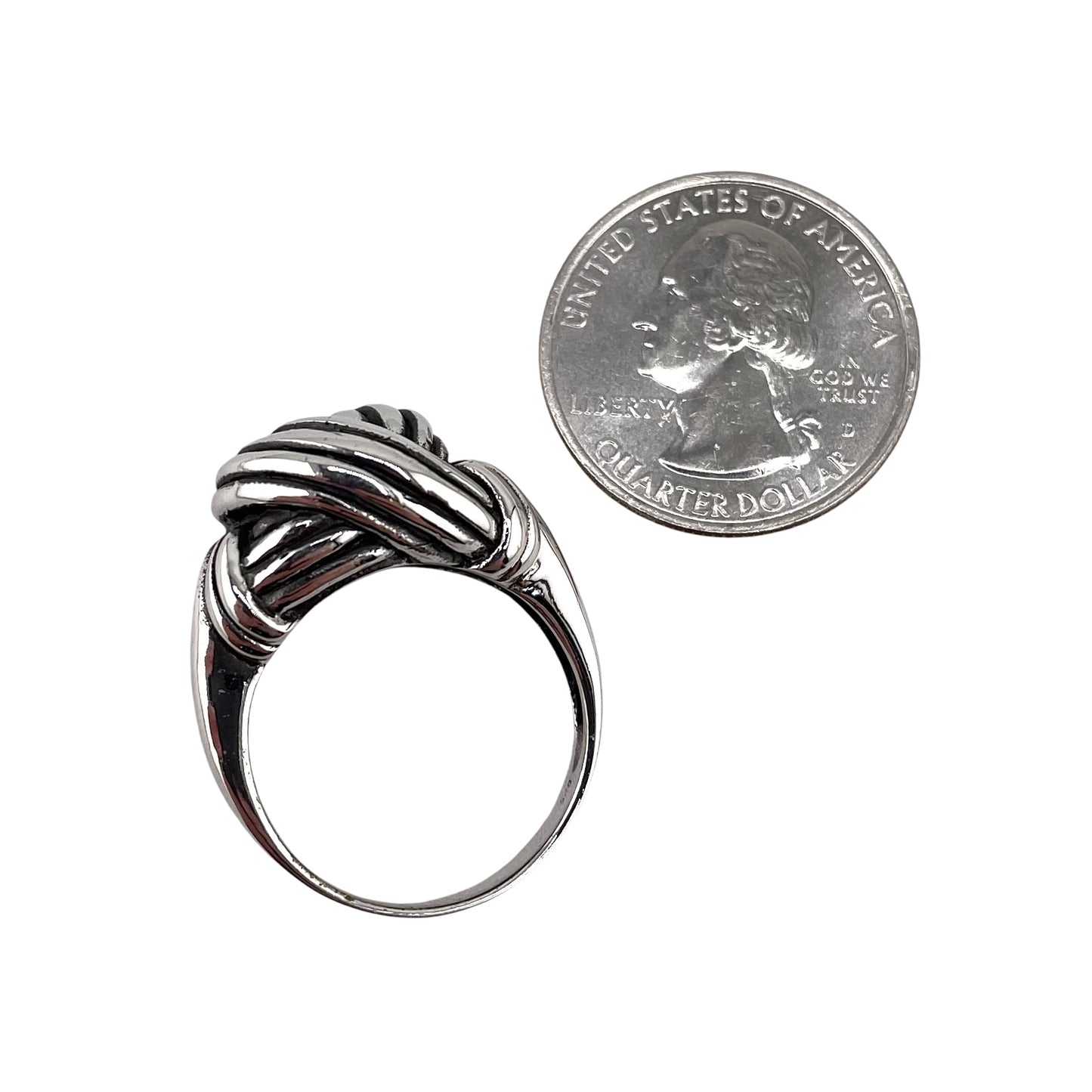 Knot Ring Sterling Silver