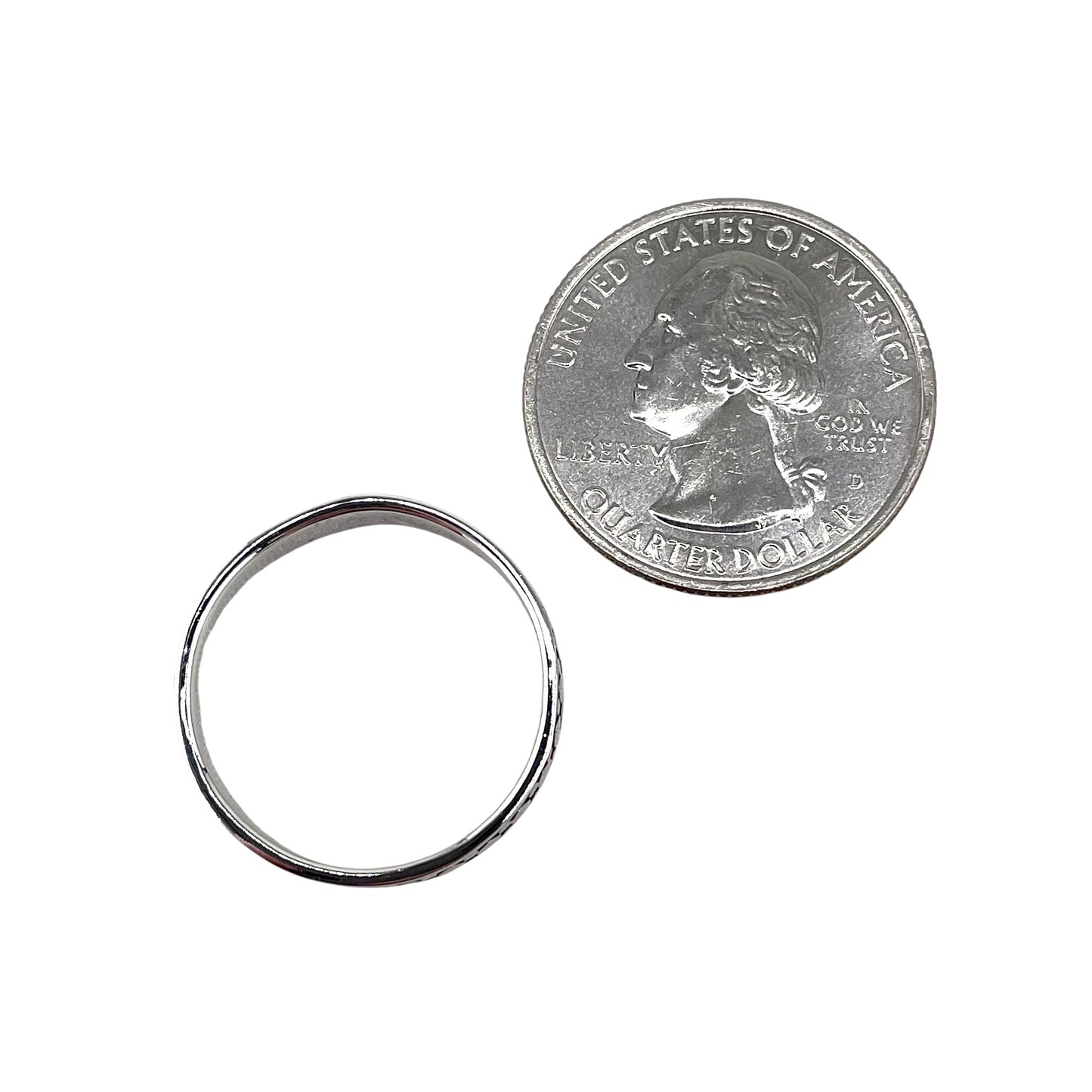 Circle Dot Ring Sterling Silver