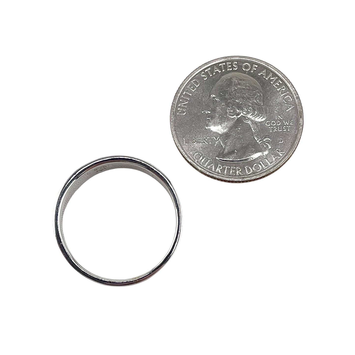 Round Dot Ring Sterling Silver