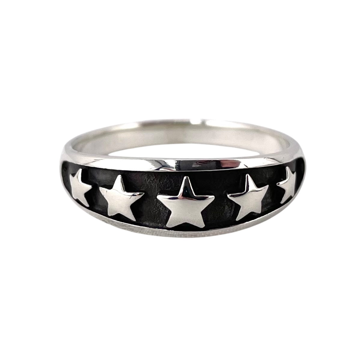 5 Star Ring Sterling Silver