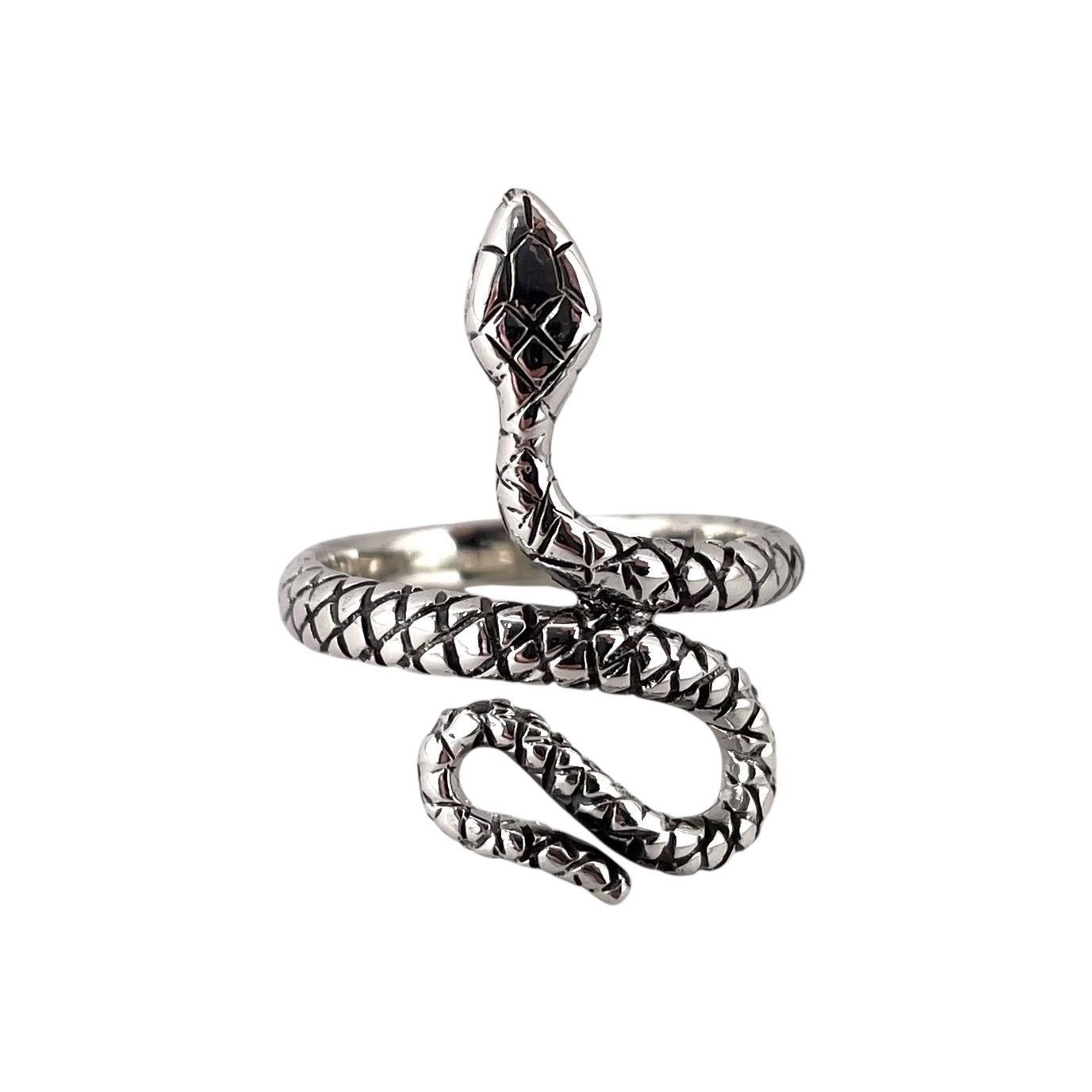 Snake Wrap Ring Sterling Silver