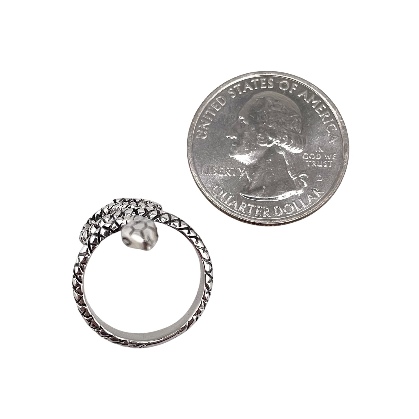 Snake Wrap Ring Sterling Silver