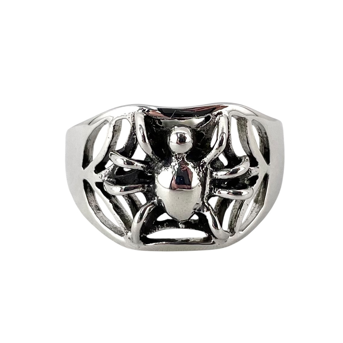 Spider Web Ring Sterling Silver