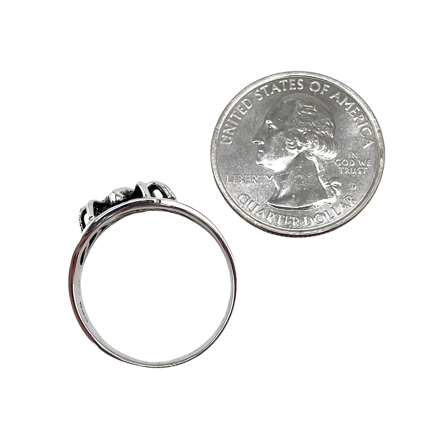 Spider Web Ring Sterling Silver