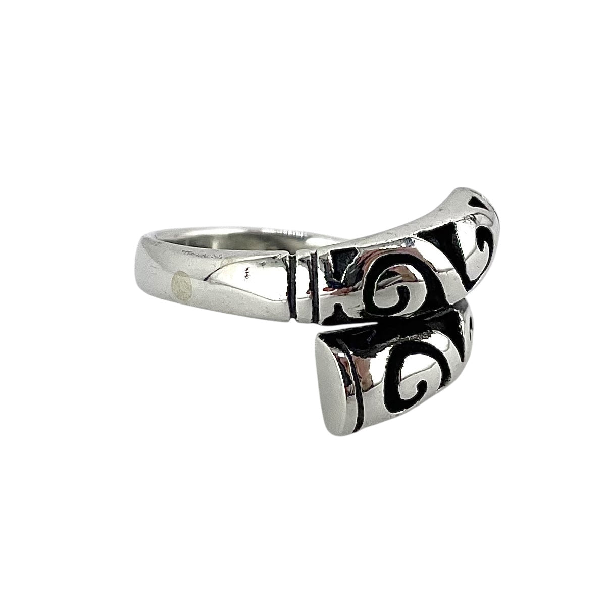 Infinity Swirl Ring Sterling Silver