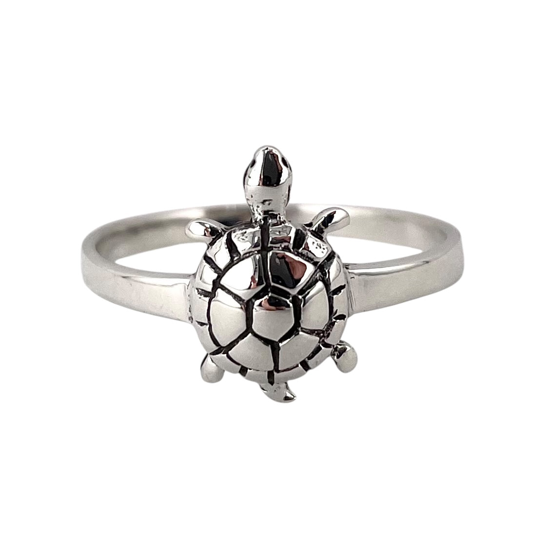 Turtle Ring Sterling Silver