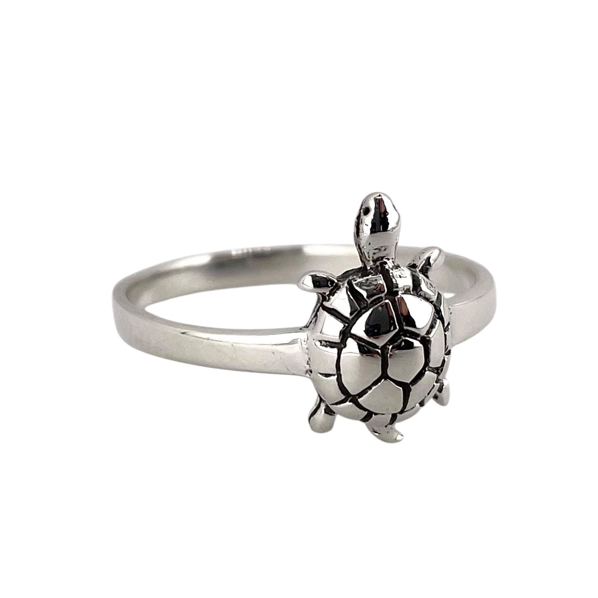 Turtle Ring Sterling Silver