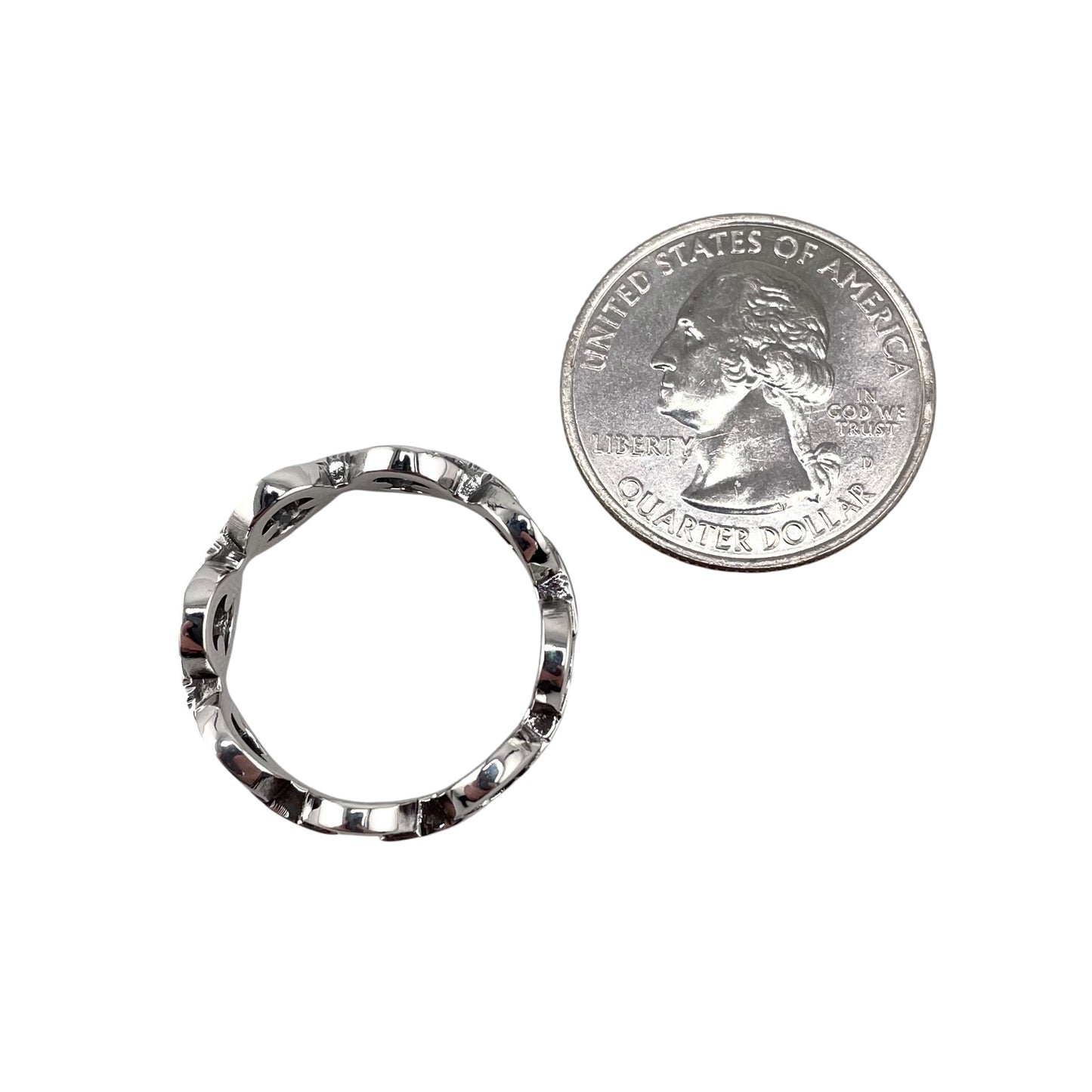 Chain Link Ring Sterling Silver
