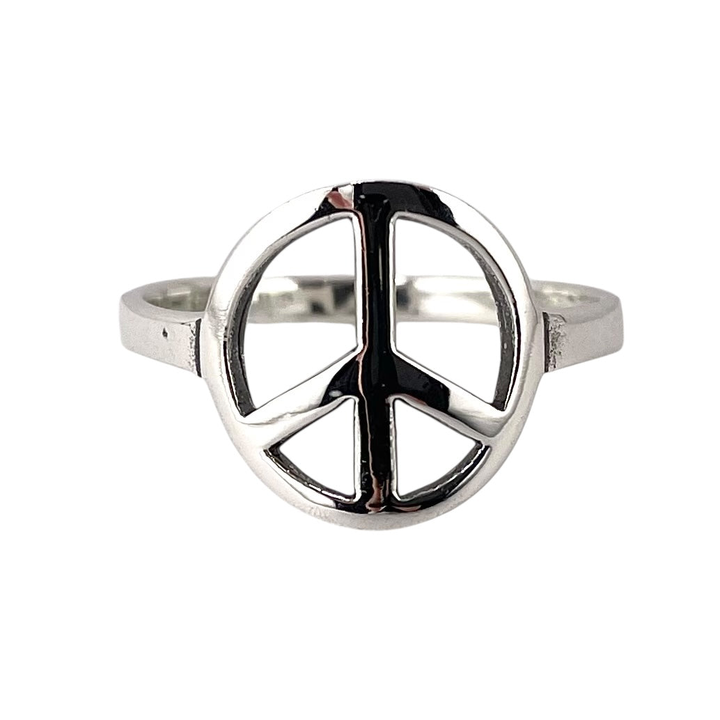 Peace Ring Sterling Silver