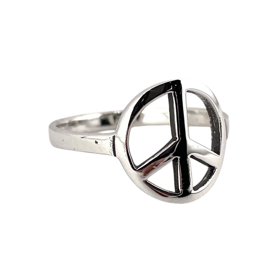 Peace Ring Sterling Silver