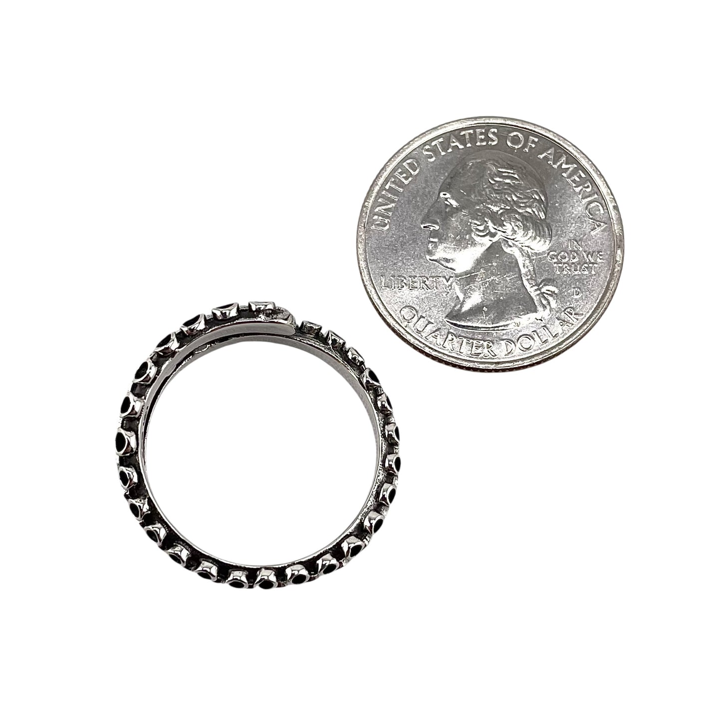Tentacle Ring Sterling Silver