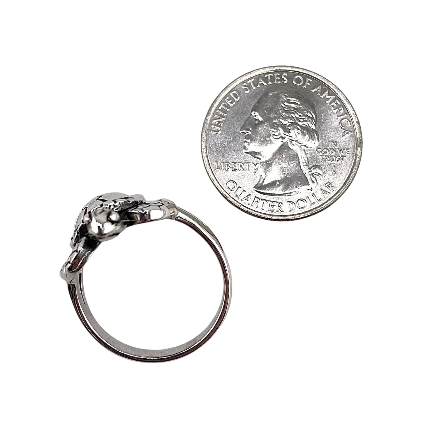 Sea Turtle Ring Sterling Silver