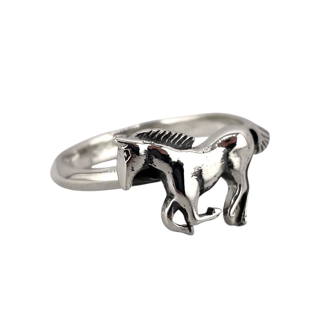 Horse Ring Sterling Silver