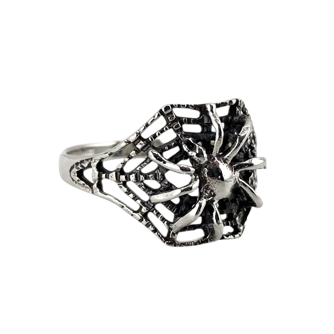 Spider Web Ring Sterling Silver