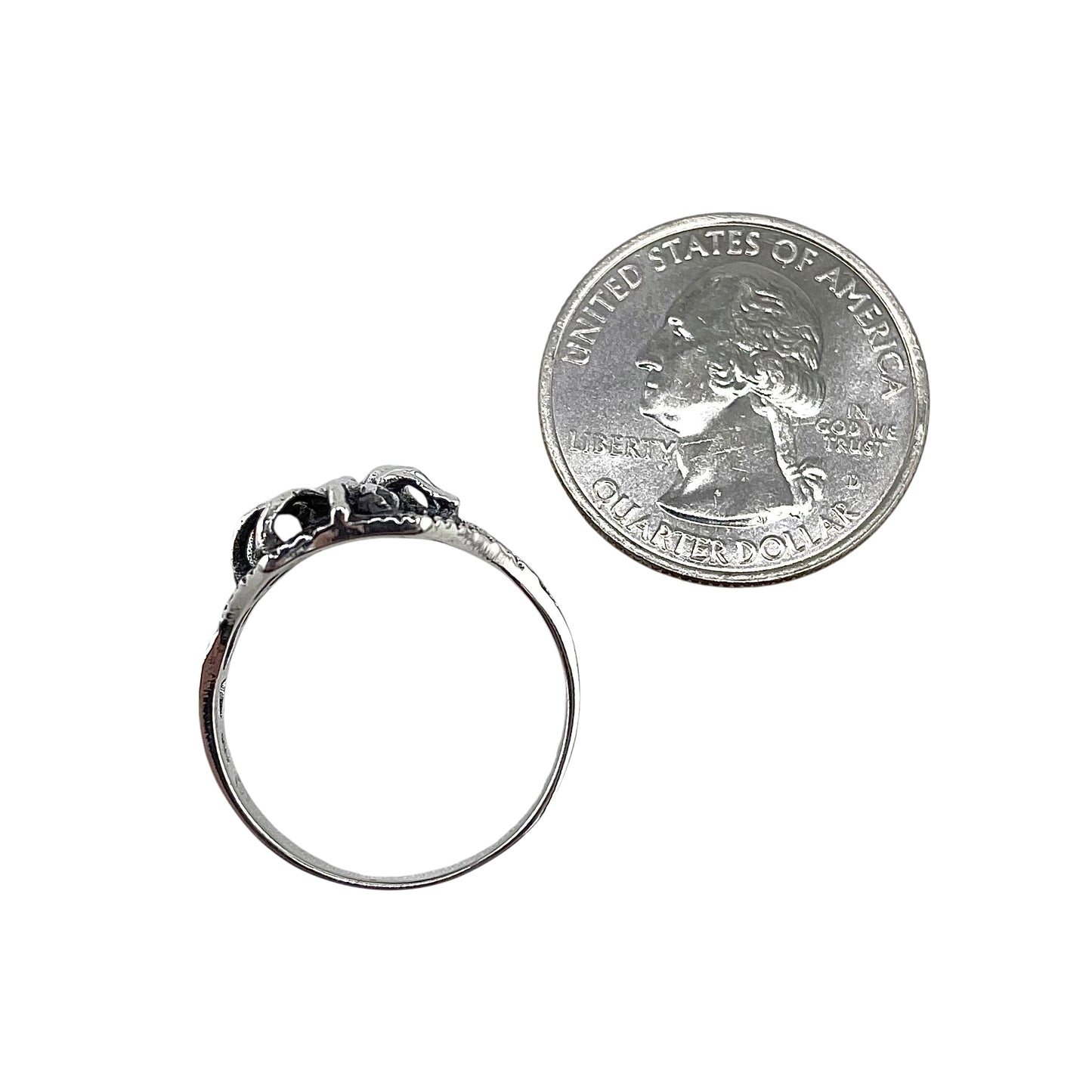 Spider Web Ring Sterling Silver