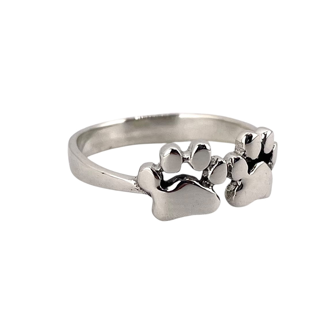 Dog Paw Ring Sterling Silver