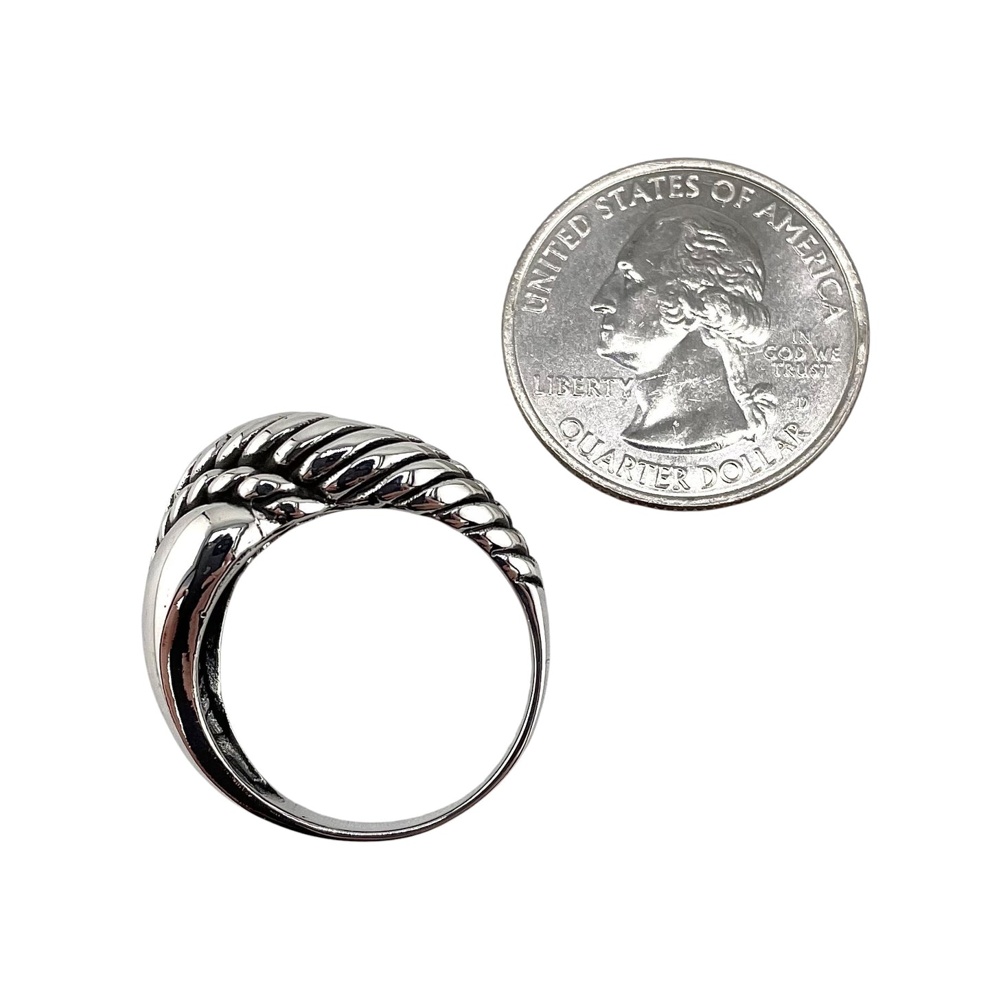 Rope Ring Sterling Silver