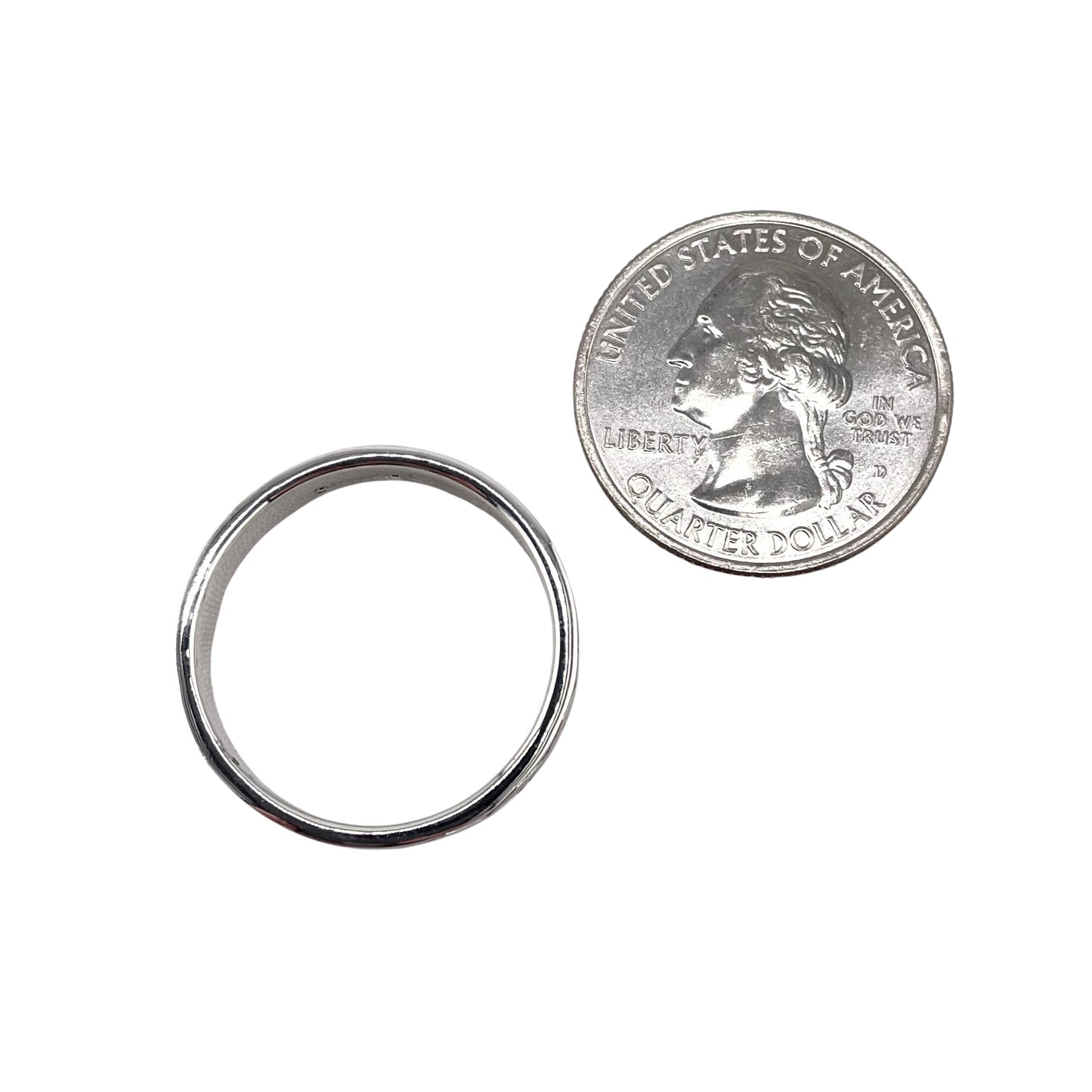 Zig Zag Band Ring Sterling Silver