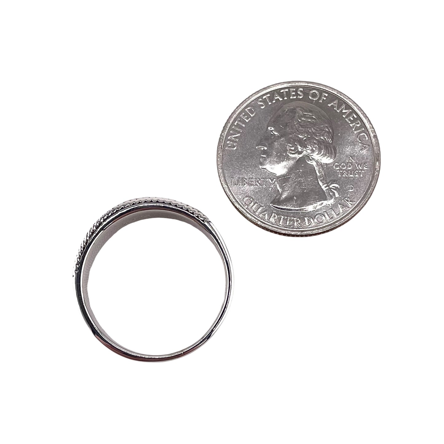 Infinity Bead Ring Sterling Silver