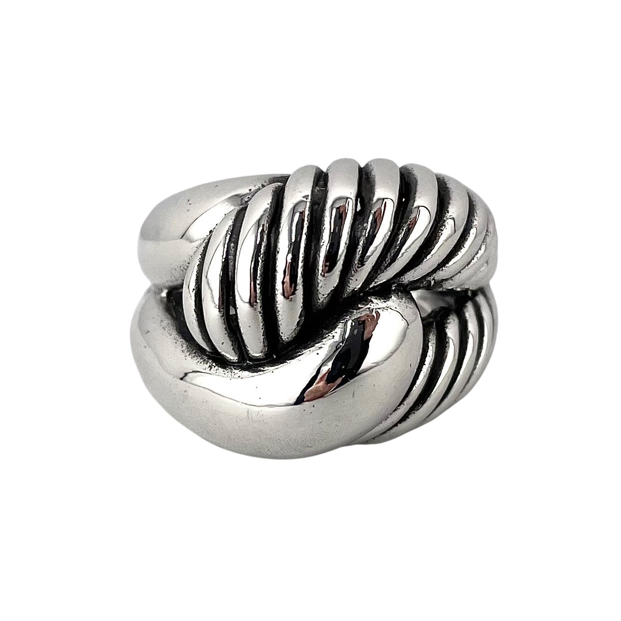 Rope Twist Ring Sterling Silver