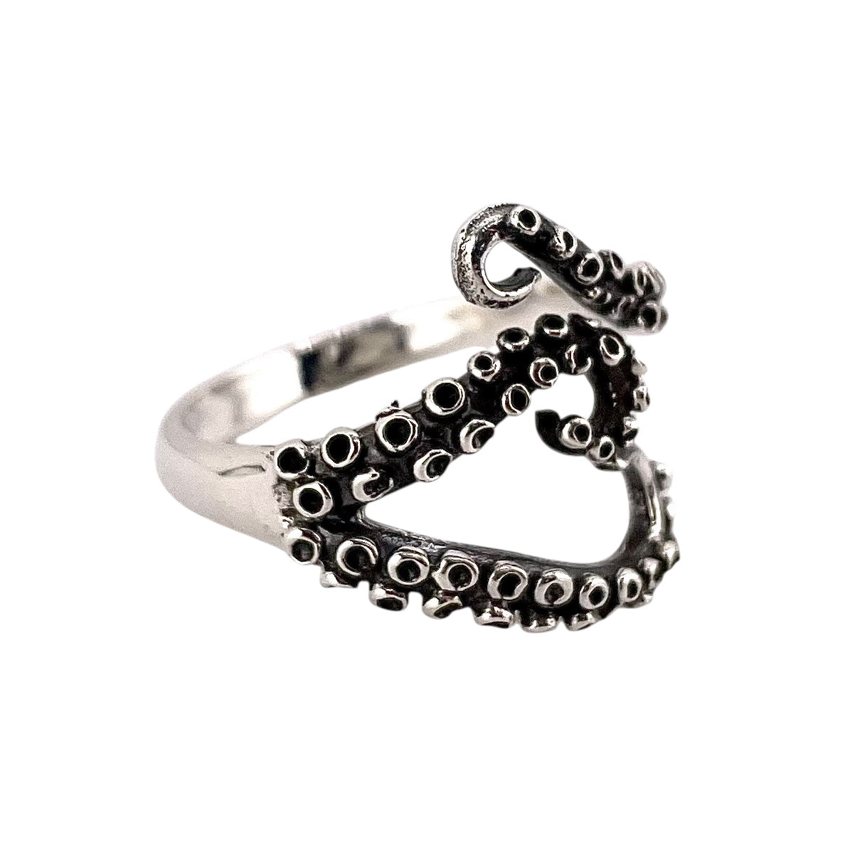 Tentacle Ring Sterling Silver
