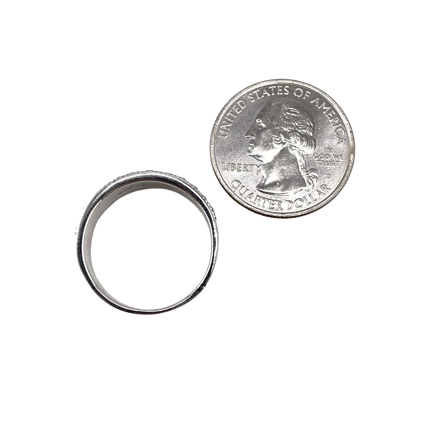 Bead Rope Ring Sterling Silver