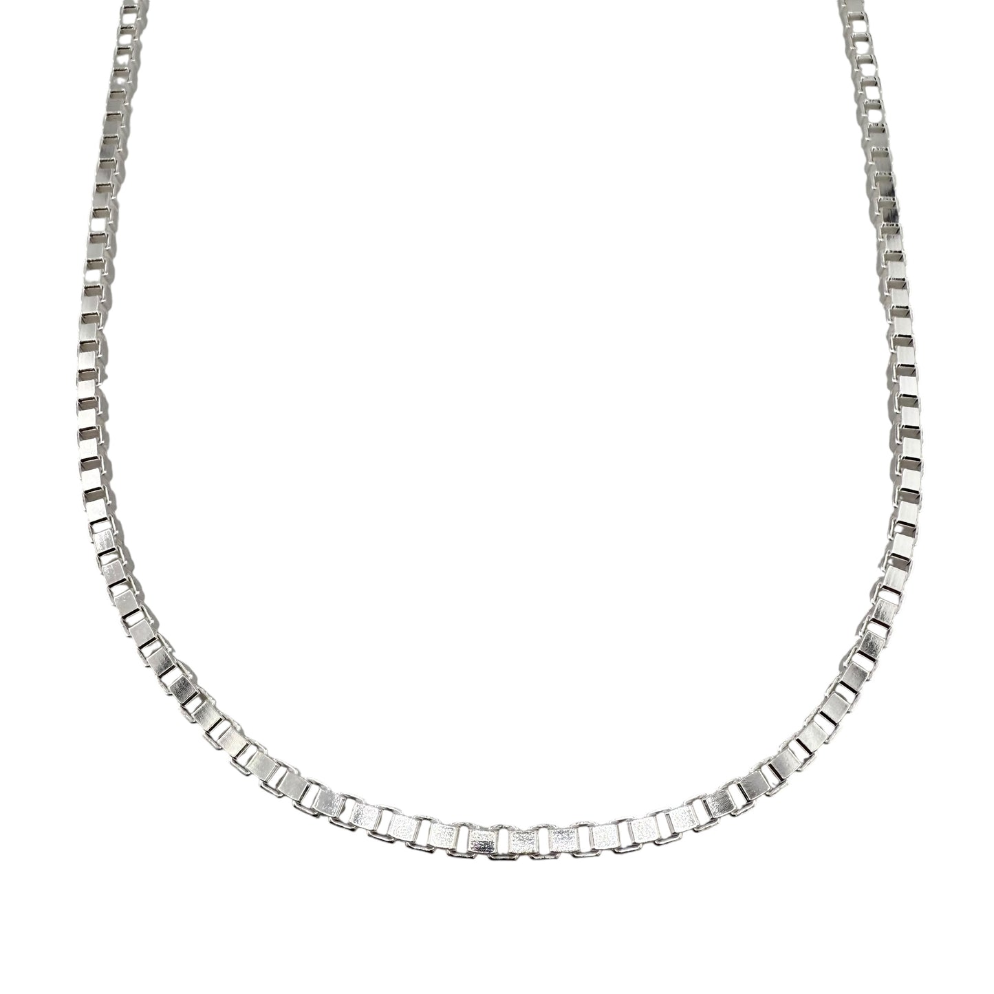 Sterling Silver Box 500 4.6mm Necklace Chain Italian Italy Solid .925 Jewelry
