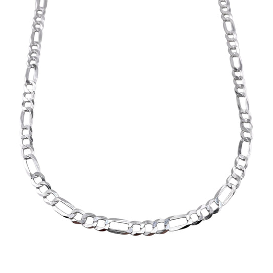 Sterling Silver Figaro Light 150 5.8mm Bracelet Chain Italian Italy Solid .925