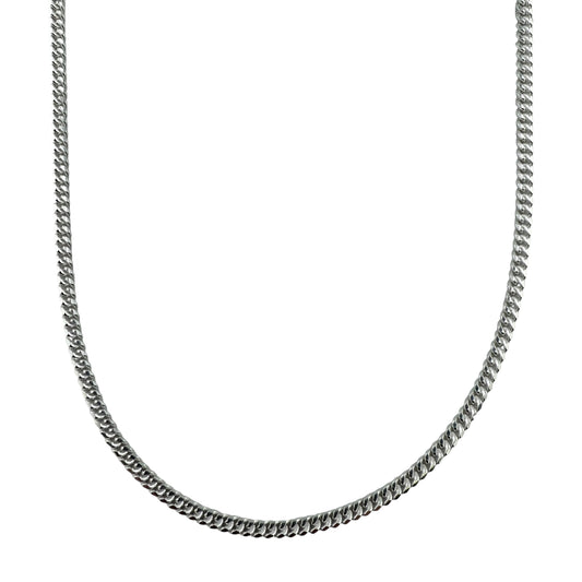 Sterling Silver Miami Cuban 080 2.8mm Bracelet Chain Italian Italy Solid Mens Jewelry