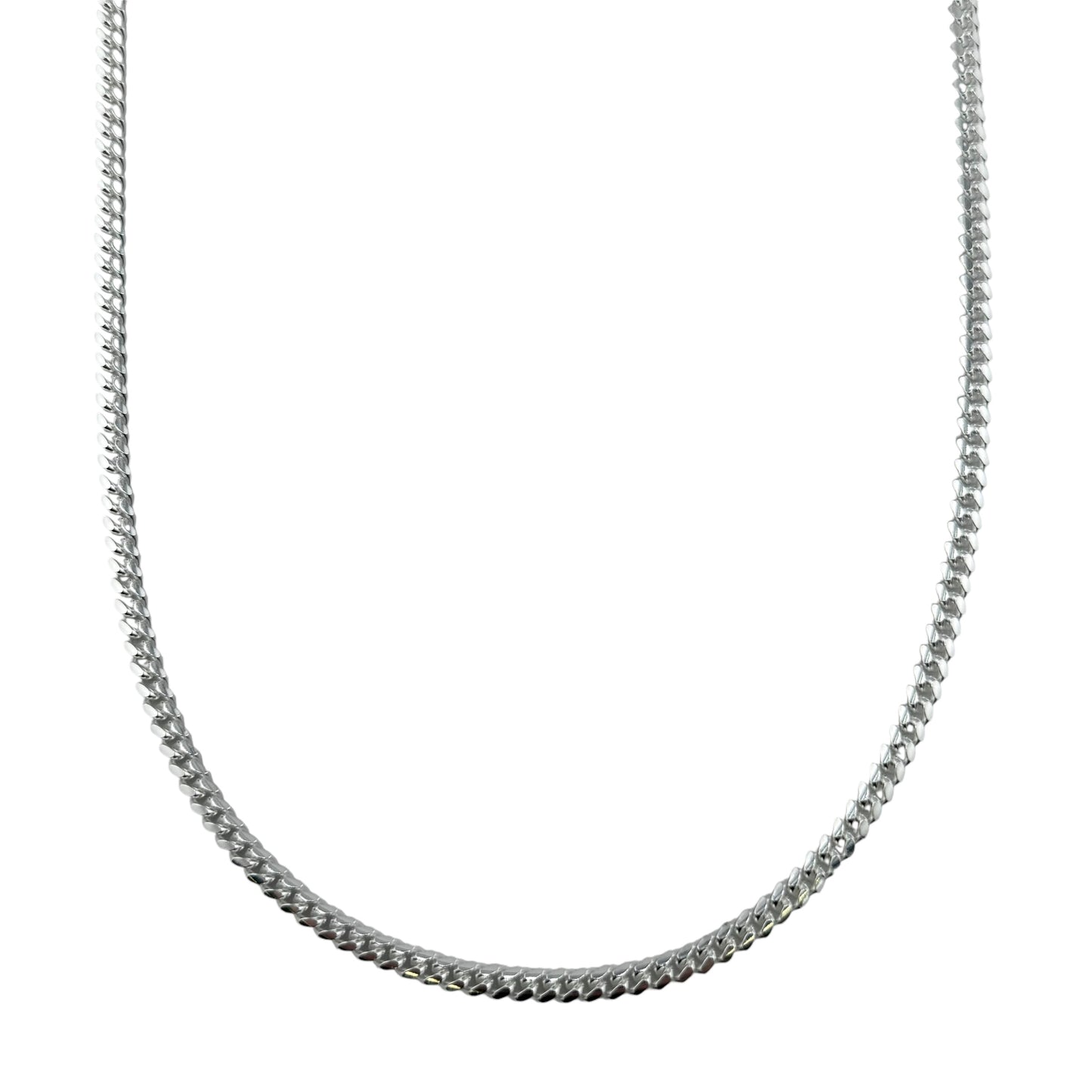 Sterling Silver Miami Cuban 120 4.2mm Bracelet Chain Italian Italy Solid Mens Jewelry