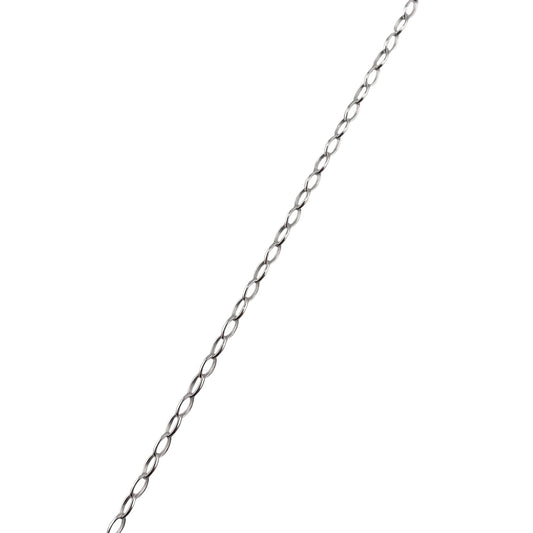 Sterling Silver Oval Rolo 030 2.2mm Bulk Chain (5 FT Pack)