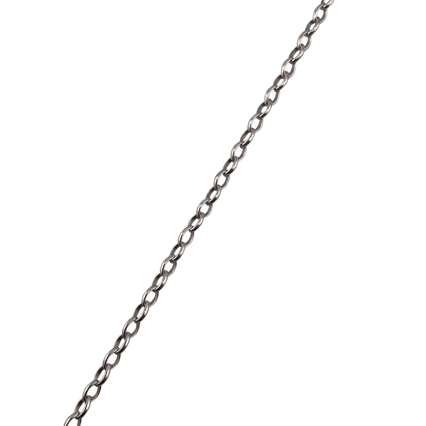 Sterling Silver Oval Rolo 045 3.9mm Bulk Chain (5 FT Pack)