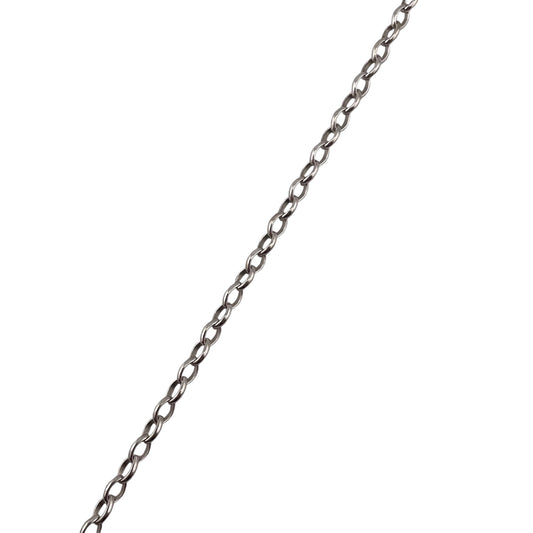 Sterling Silver Oval Rolo 045 3.9mm Bulk Chain (5 FT Pack)