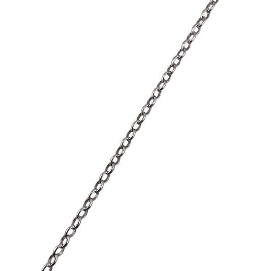 Sterling Silver Oval Rolo 050 4.3mm Bulk Chain (5 FT Pack)