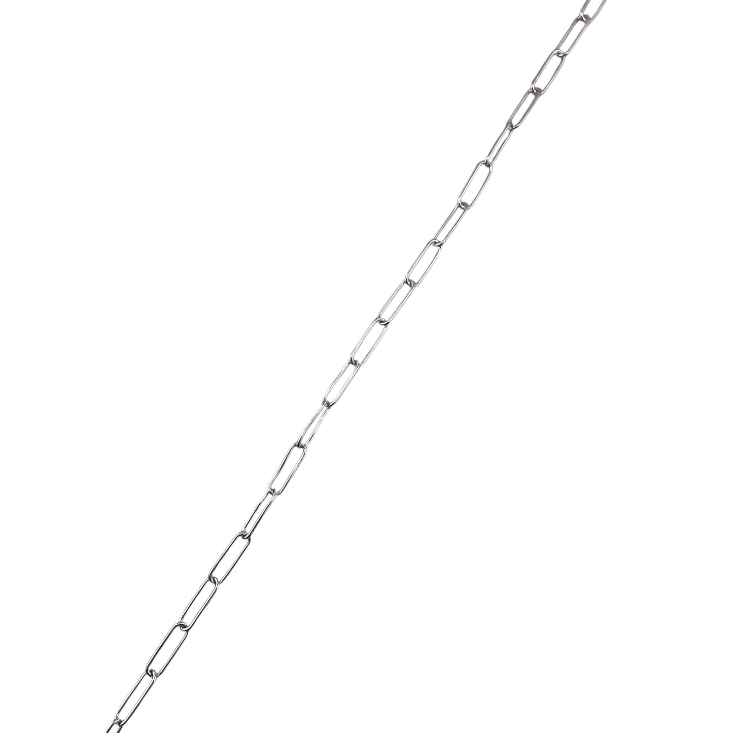 Sterling Silver Paper Clip 060 2.9mm Bulk Chain (5 FT Pack)