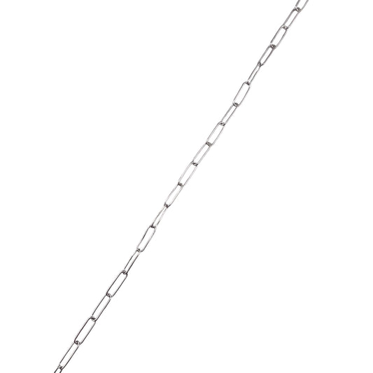Sterling Silver Paper Clip 060 2.9mm Bulk Chain (5 FT Pack)