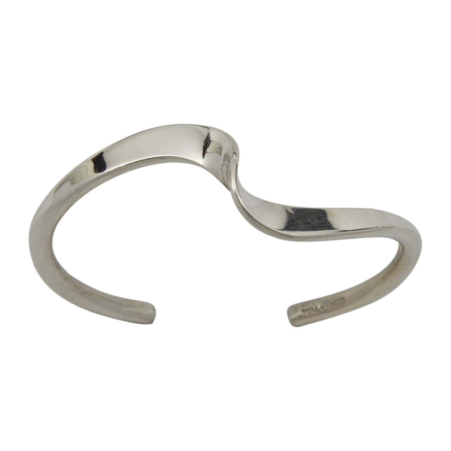 Elaine Tahe Sterling Silver Navajo Bracelet