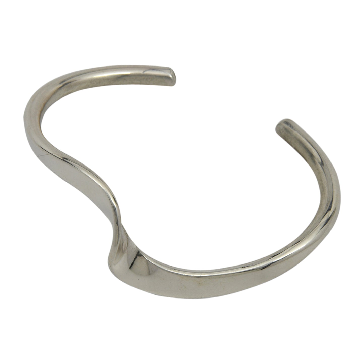 Elaine Tahe Sterling Silver Navajo Bracelet