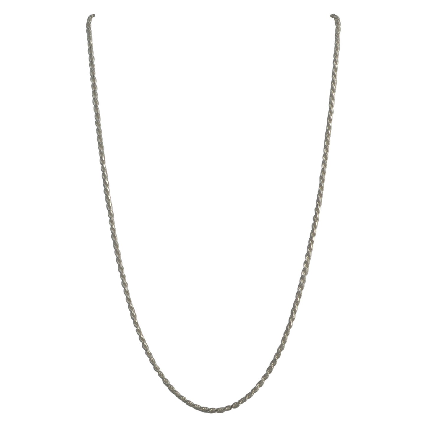 Sterling Silver Diamond Cut Rope 035 1.5mm Bracelet Chain Italian .925 Jewelry