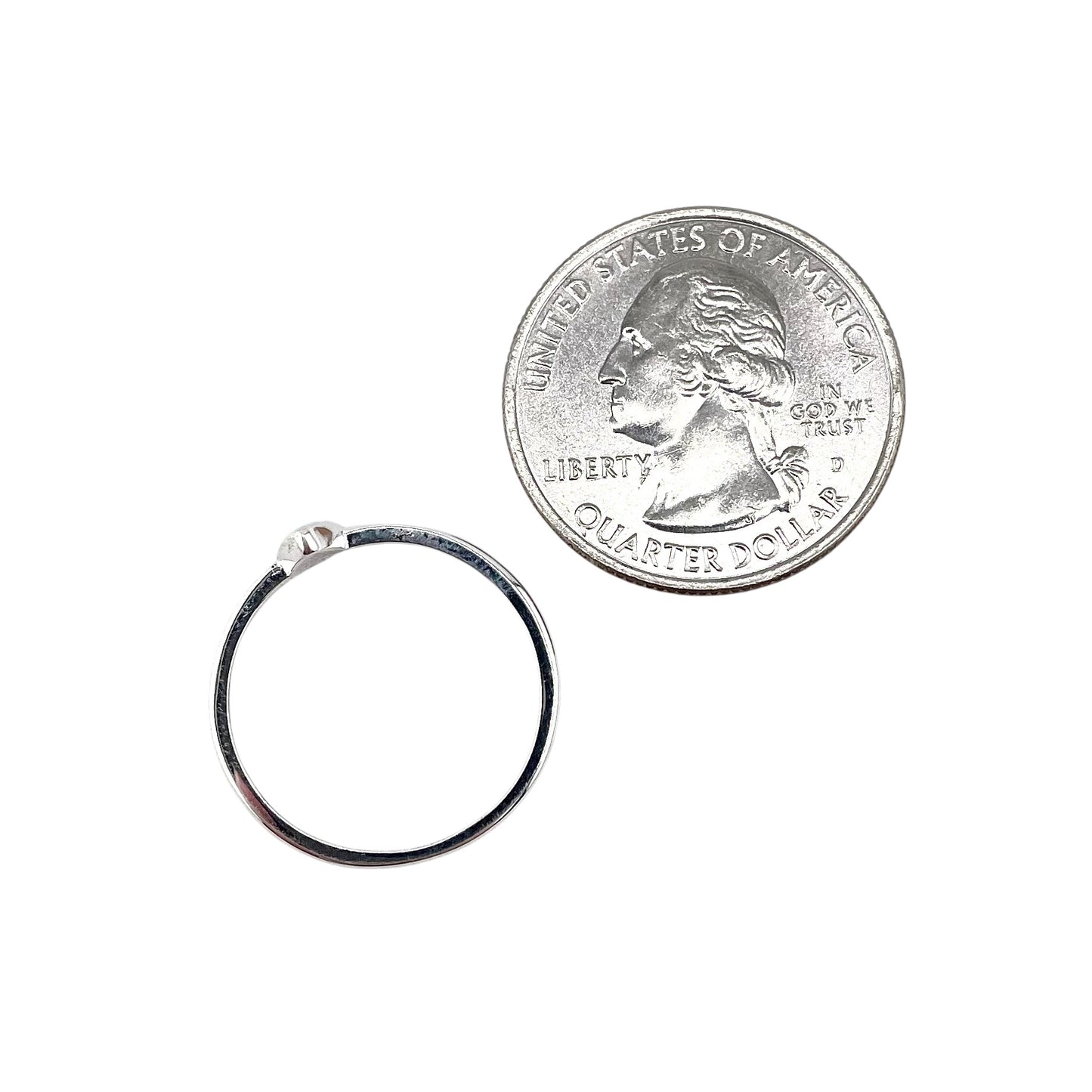 Turquoise Tear Drop Stone Ring Sterling Silver