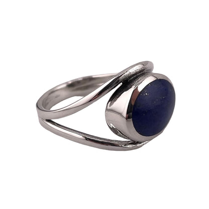 Lapis Stone Ring Sterling Silver