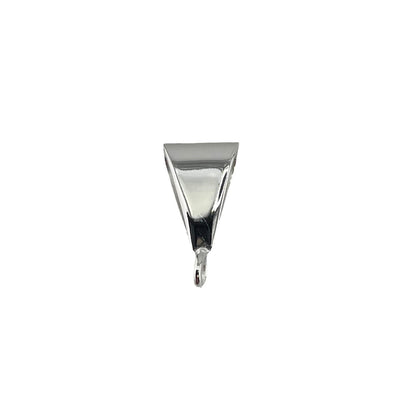 Pack of 5pcs Sterling Silver Bail 10.5mm x 15mm w/ Open Ring