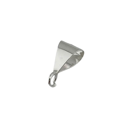 Pack of 5pcs Sterling Silver Bail 8mm x 10mm w/ Open Ring