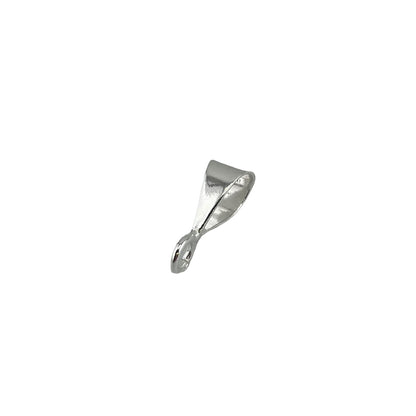 Pack of 10pcs Sterling Silver Bail 4.5mm x 8mm w/ Open Ring